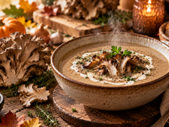 Maitake polévka recept: krémová podzimní klasika